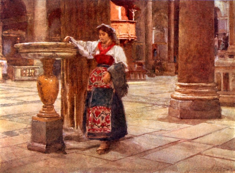 Az Ara Coeli templomban alkotó: Alberto Pisa