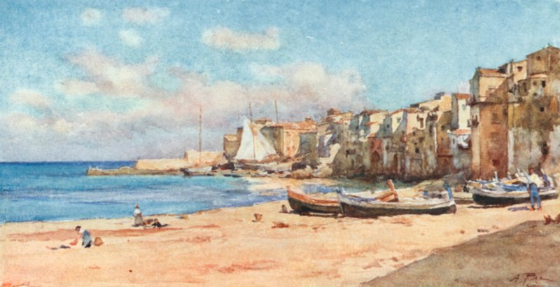 Port of Cefalu alkotó: Alberto Pisa