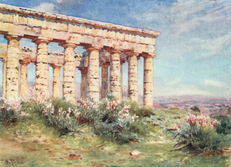 Segesta temploma alkotó: Alberto Pisa