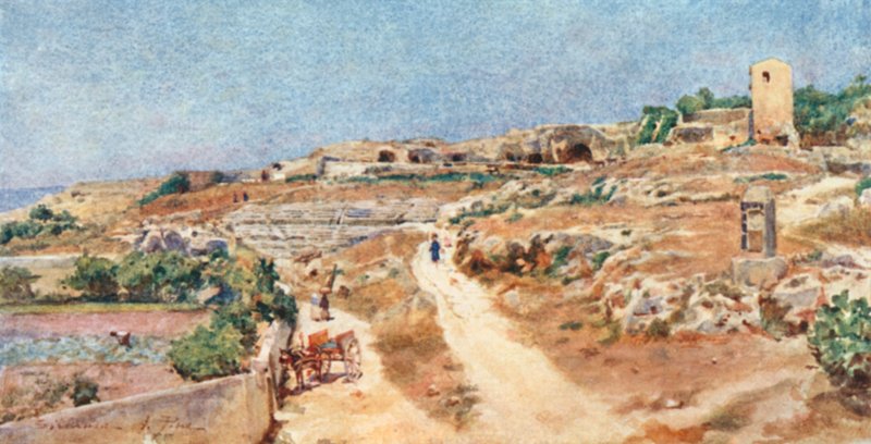 Theatre and Street of Tombs, Syracuse alkotó: Alberto Pisa