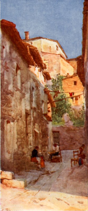 A Village Street Anticoliban, a Sabine Hillsben alkotó: Alberto Pisa