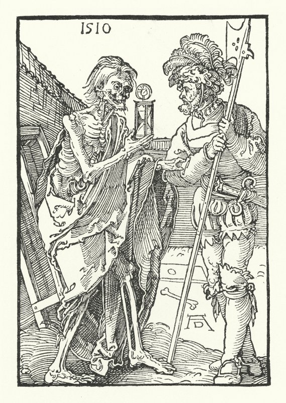 A halál és a katona alkotó: Albrecht Dürer