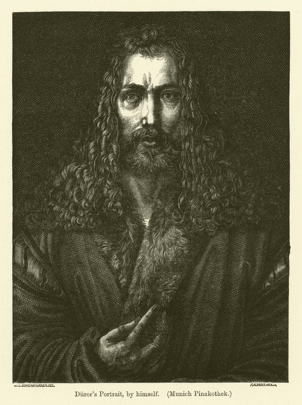 Albrecht Durer német festő és nyomdász önarcképe alkotó: Albrecht Dürer