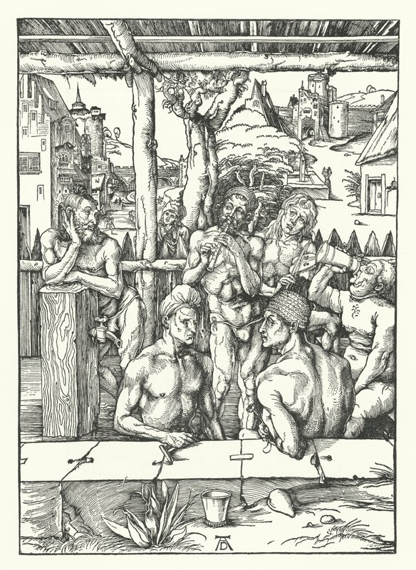 A férfi fürdő alkotó: Albrecht Dürer