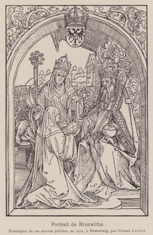 Gandersheimi Hrotsvitha alkotó: Albrecht (after) Durer or Duerer