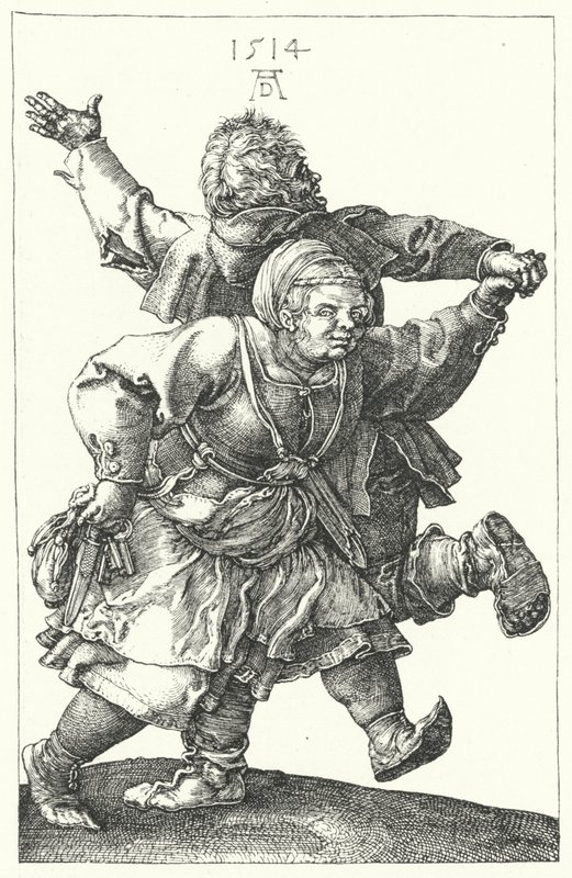 Parasztpár táncol alkotó: Albrecht (after) Durer or Duerer
