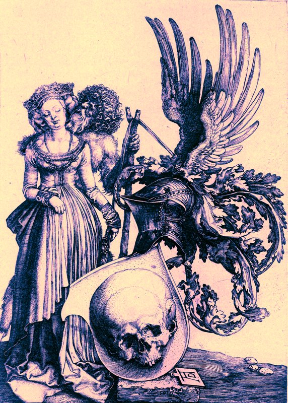 A Halál Címere alkotó: Albrecht (after) Durer or Duerer