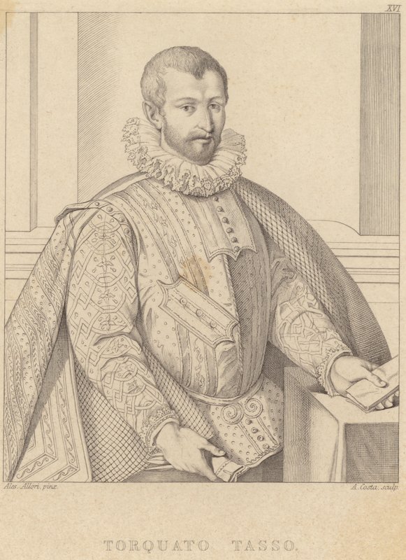 Torquato Tasso portréja alkotó: Alessandro Allori