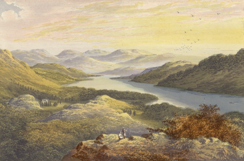 Windermere, felnéz a tóra alkotó: Alexander Francis Lydon