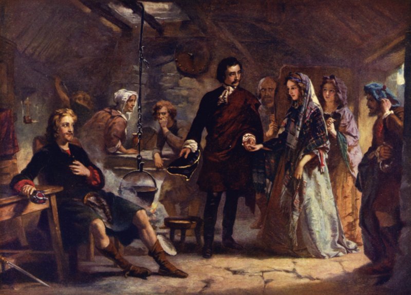 Flora MacDonald bemutatkozása Charlie hercegnek alkotó: Alexander Johnston