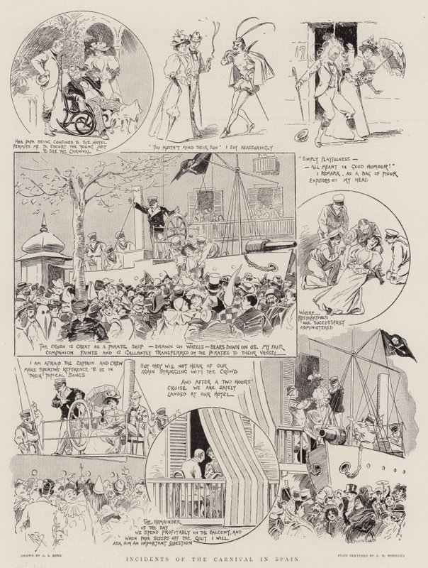 A karnevál eseményei Spanyolországban alkotó: Alexander Stuart Boyd