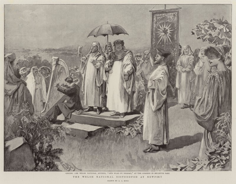 A walesi nemzeti Eisteddfod Newportban alkotó: Alexander Stuart Boyd