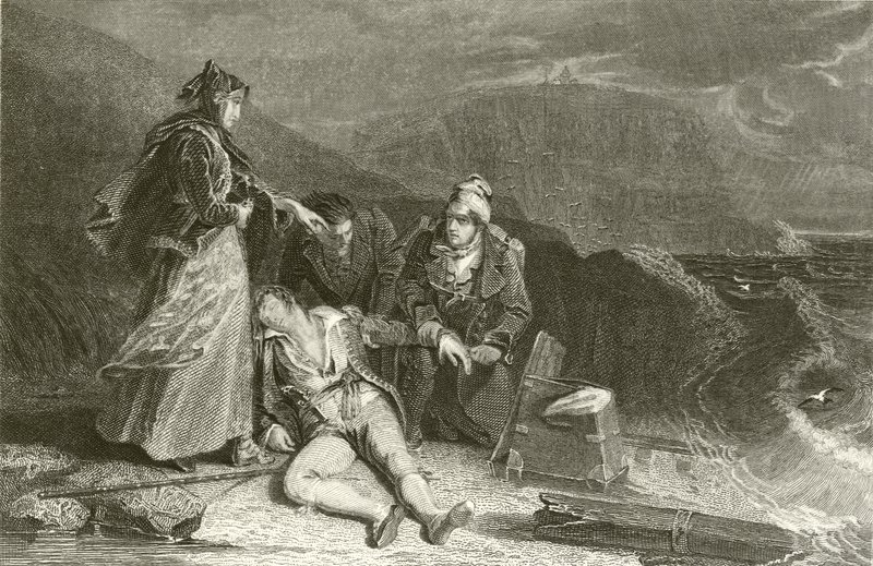 Lumburgh-i fej, Jarlshofból, a clevelandi hajótörésből alkotó: Alexander Chisholm