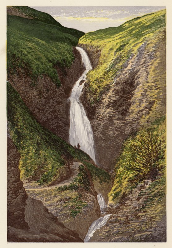 Skót Loch Scenery: (színes litográfia) alkotó: Alexander Francis (after) Lydon