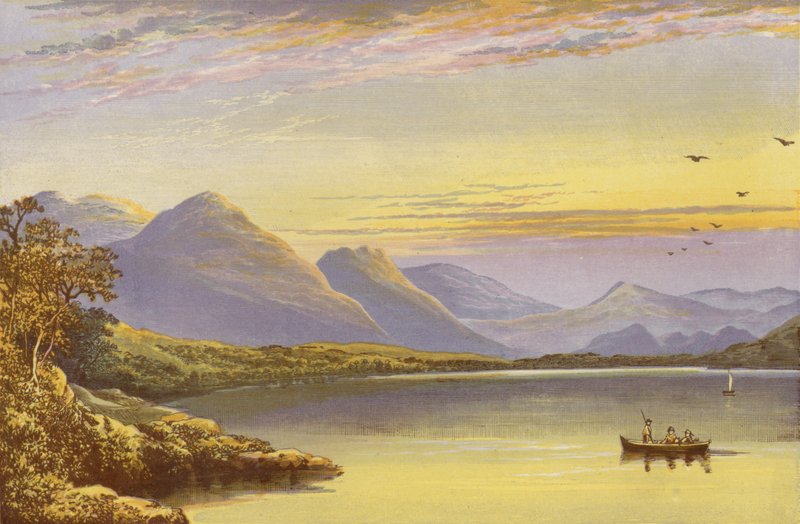Bassenthwaite-tó alkotó: Alexander Francis Lydon