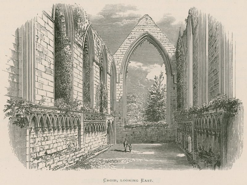 Bolton Priory, kórus, keletre néz alkotó: Alexander Francis Lydon