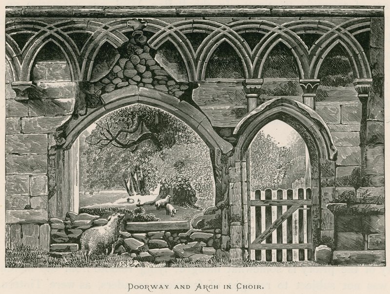 Bolton Priory, Doorway and Arch in Choir alkotó: Alexander Francis Lydon