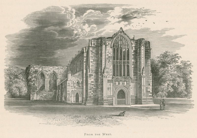 Bolton Priory, Nyugatról alkotó: Alexander Francis Lydon