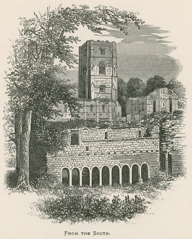 Fountains Abbey, Délről alkotó: Alexander Francis Lydon