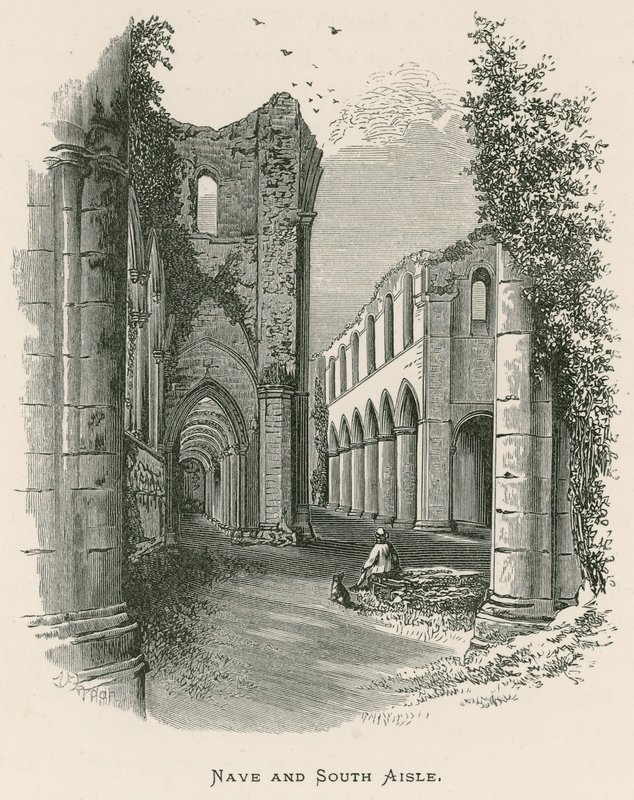 Fountains Abbey, Nave és South Aisle alkotó: Alexander Francis Lydon
