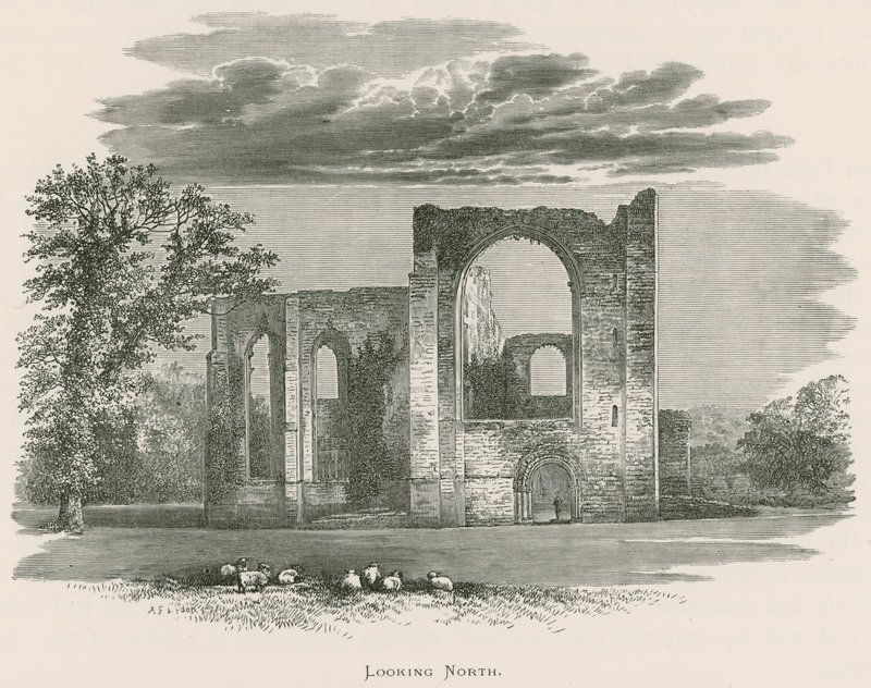 Furness Abbey, Északra néz alkotó: Alexander Francis Lydon