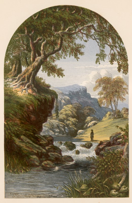 Illusztráció Bryant The Rivulet című művéhez alkotó: Alexander Francis Lydon