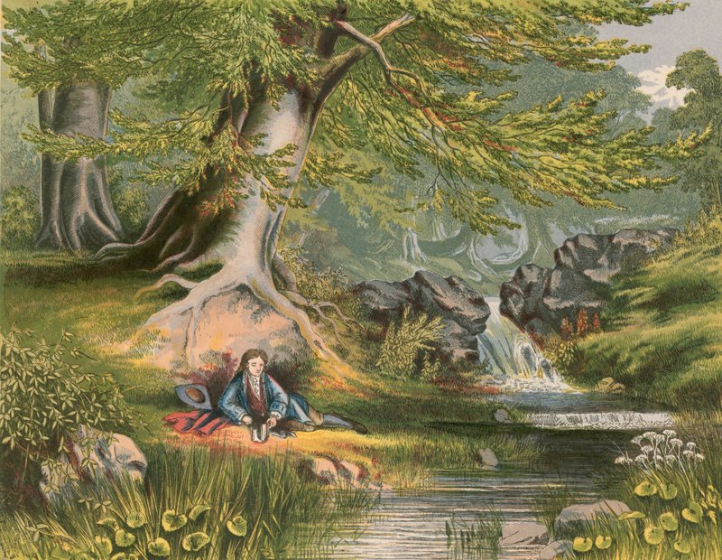 Illusztráció Gray Elegy című művéhez alkotó: Alexander Francis Lydon