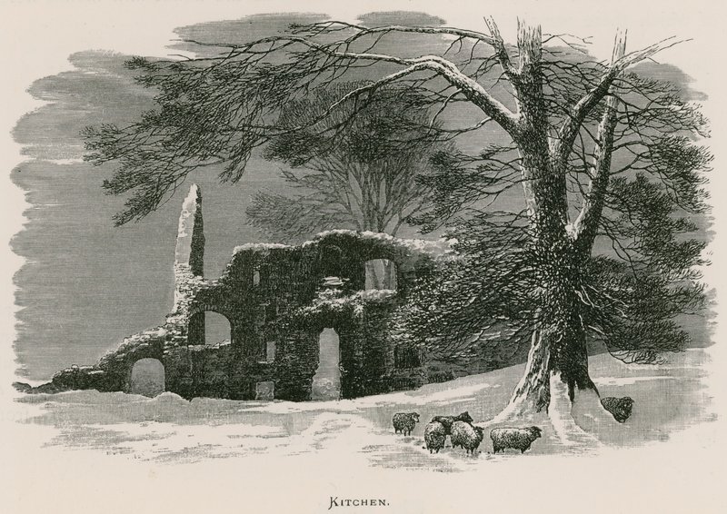 Kirkstall Abbey, konyha alkotó: Alexander Francis Lydon