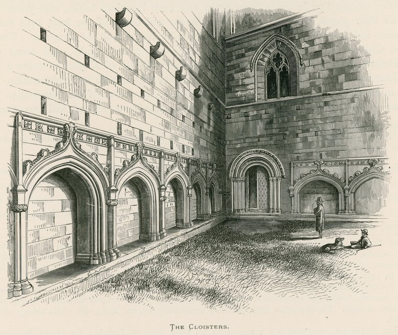 Melrose apátság, The Cloisters alkotó: Alexander Francis Lydon