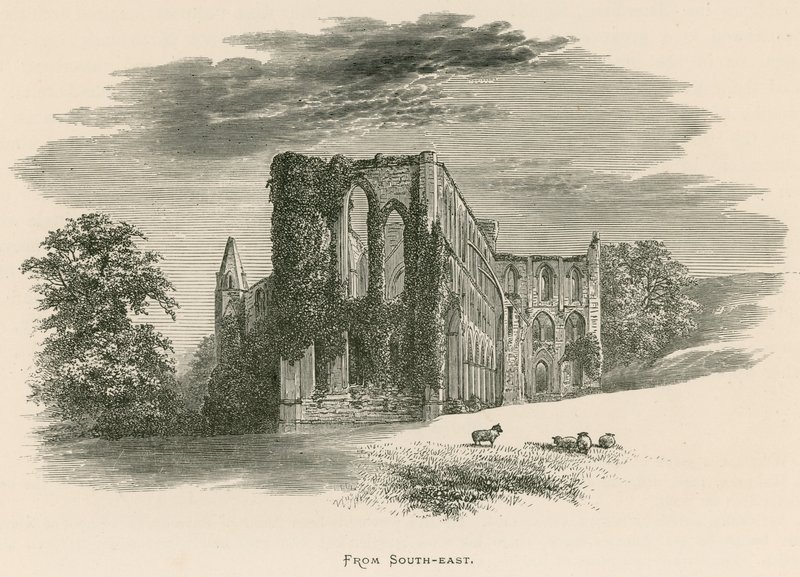 Rievaulx apátság, délkeletről alkotó: Alexander Francis Lydon