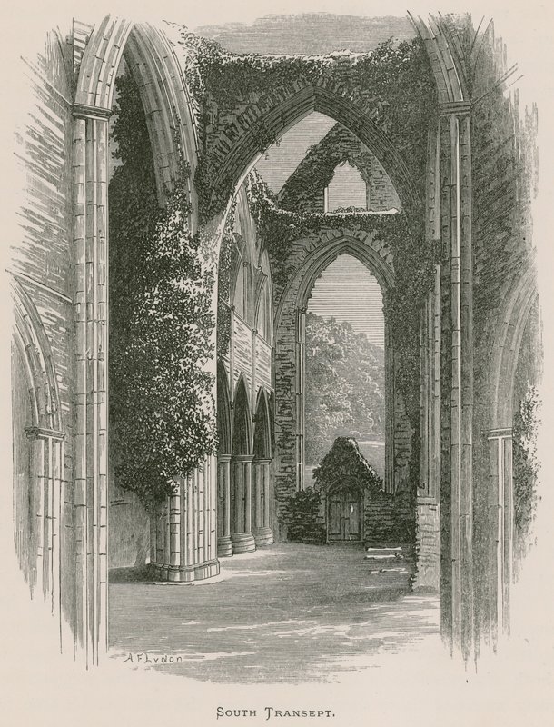 Tintern apátság, déli kereszthajó alkotó: Alexander Francis Lydon