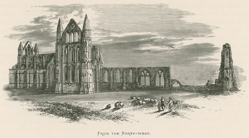 Whitby apátság, Északnyugatról alkotó: Alexander Francis Lydon