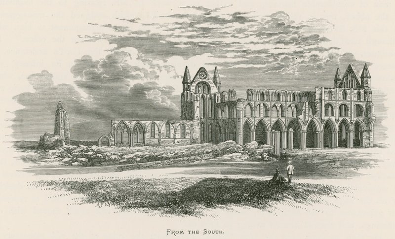 Whitby Abbey, Délről alkotó: Alexander Francis Lydon