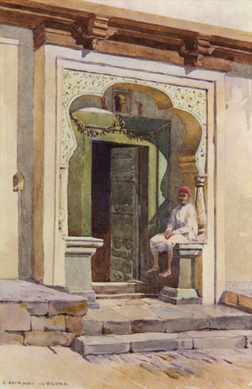 Egy ajtó, Poona alkotó: Alexander Henry Hallam Murray