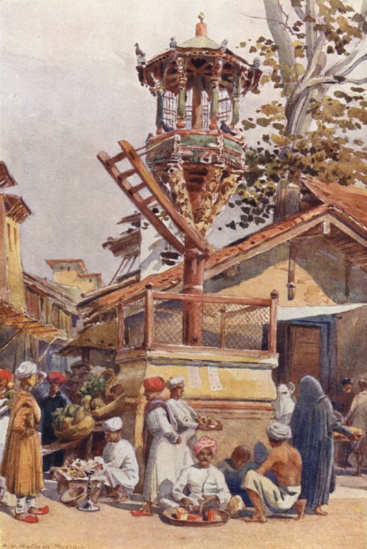 Etetőhely madarak számára, Ahmedabad alkotó: Alexander Henry Hallam Murray