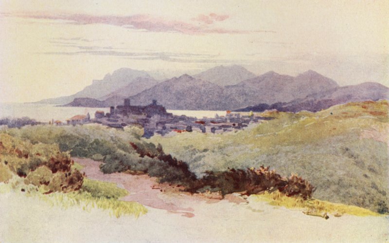 Cannes és az Eszterel-hegység (színes litho) alkotó: Alexander Henry Hallam Murray