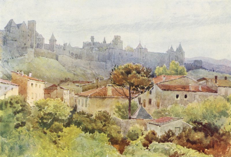 Carcassonne, Cité (színes litó) alkotó: Alexander Henry Hallam Murray