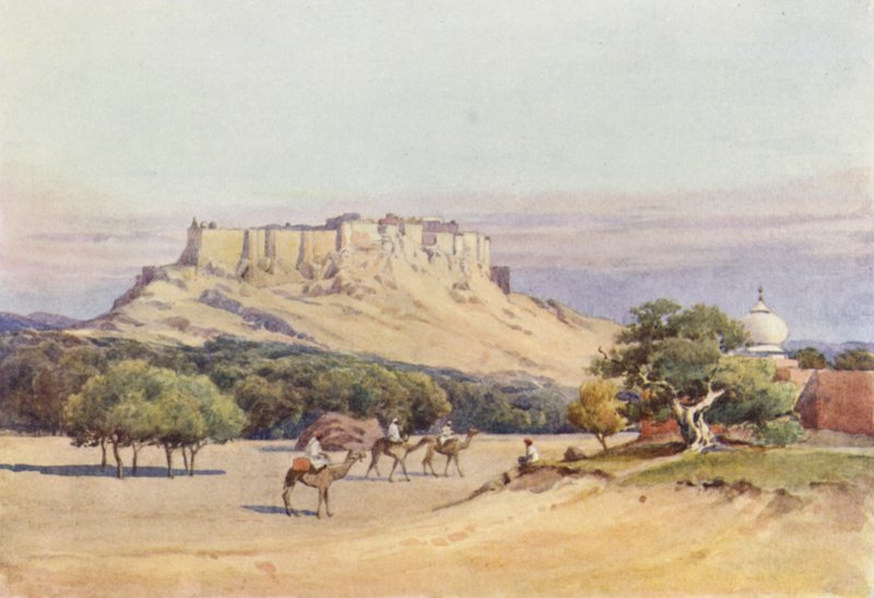 Jodhpur, az erőd általános képe alkotó: Alexander Henry Hallam Murray