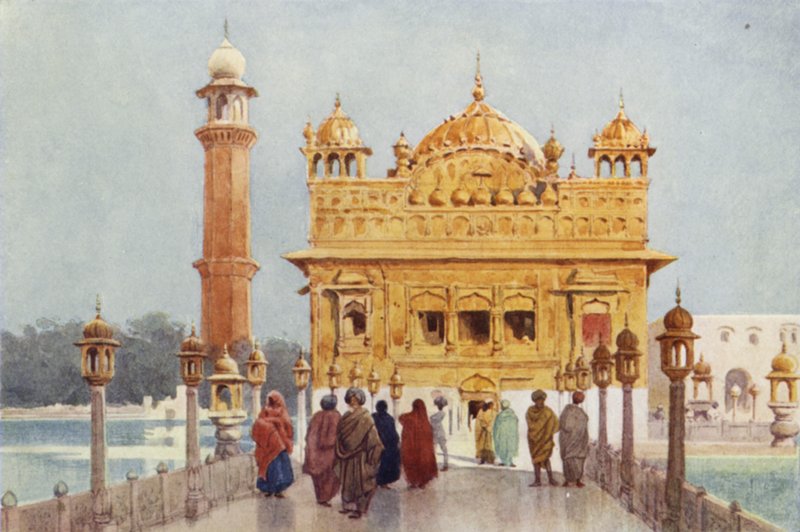 Az Arany Templom, Amritsar alkotó: Alexander Henry Hallam Murray