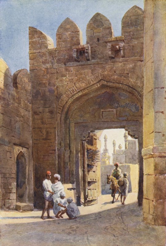 A Shahpur-kapu, Bijapur alkotó: Alexander Henry Hallam Murray
