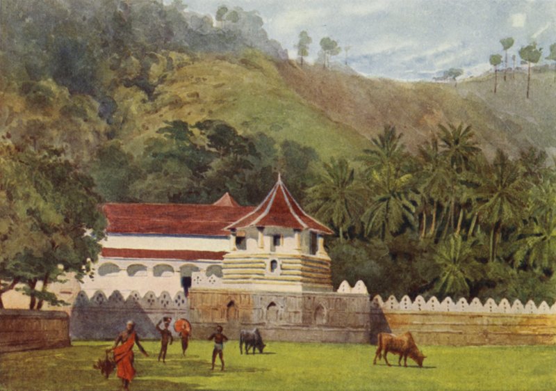 A fog temploma, Kandy, külső alkotó: Alexander Henry Hallam Murray
