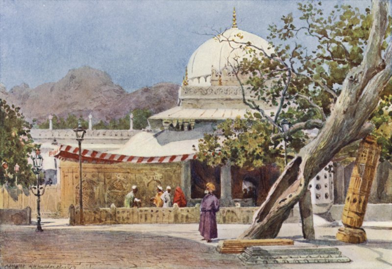 Khwaj hüvelye: Muin-ud-din Chisti, In the Dargah, Ajmer alkotó: Alexander Henry Hallam Murray