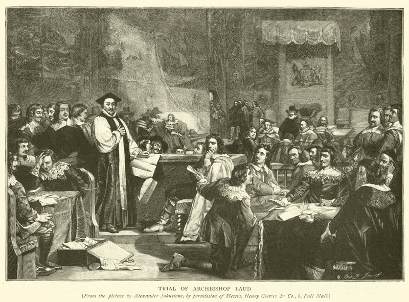Laud érsek tárgyalása alkotó: Alexander Johnston