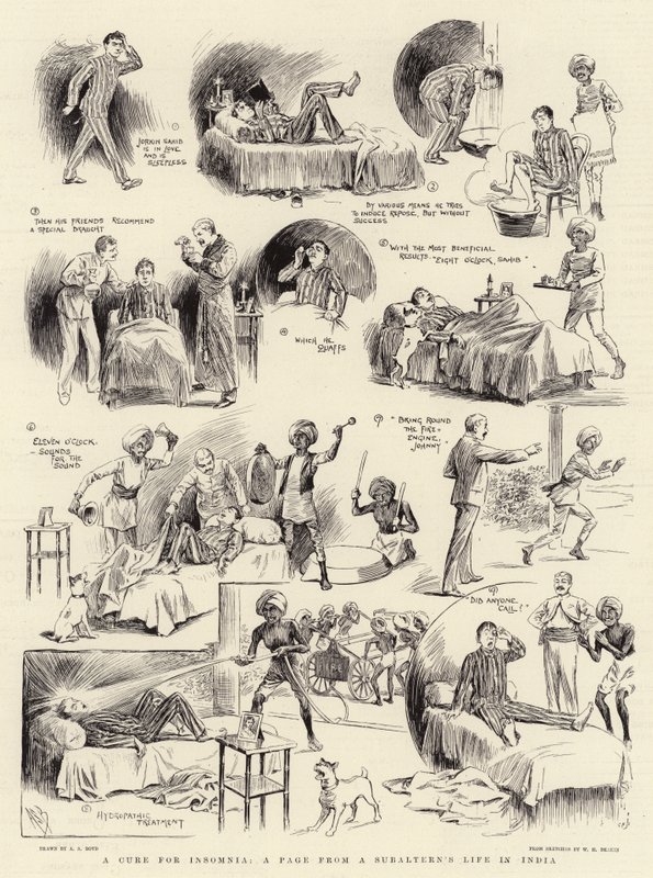 Gyógyír álmatlanságra, oldal egy szubaltern életéből Indiában alkotó: Alexander Stuart Boyd