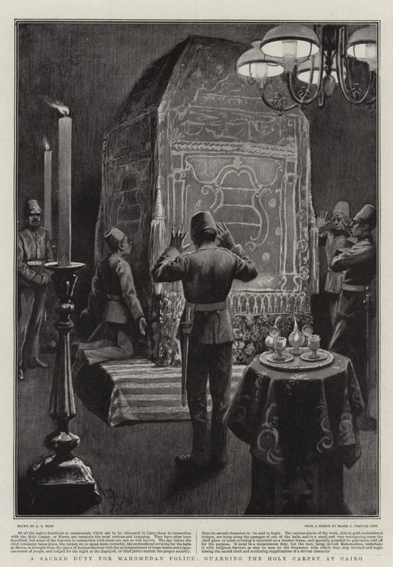 Szent kötelesség a mahomedán rendőrség számára, aki a kairói Szent Szőnyeget őrzi alkotó: Alexander Stuart Boyd