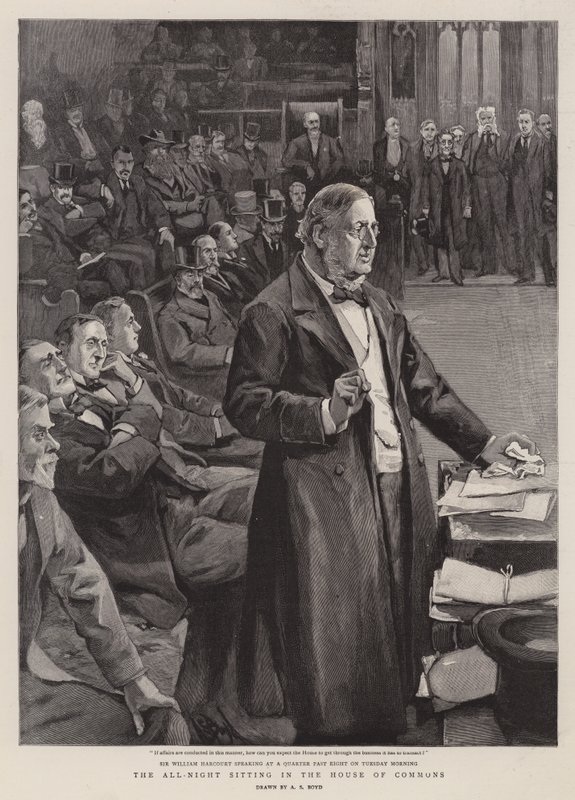 Az egész éjszakás ülés az alsóházban alkotó: Alexander Stuart Boyd