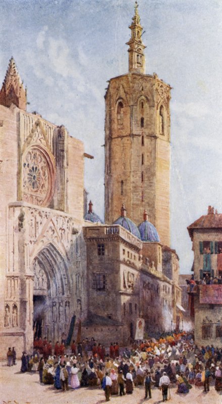 The Mignelete, Valencia (színes litó) alkotó: Alexander Wallace Rimington