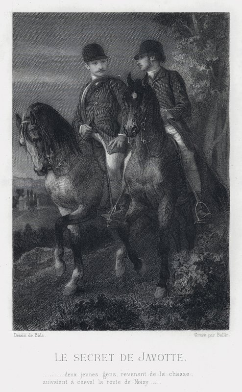 A Javotte titka (metszet) alkotó: Alexandre (after) Bida