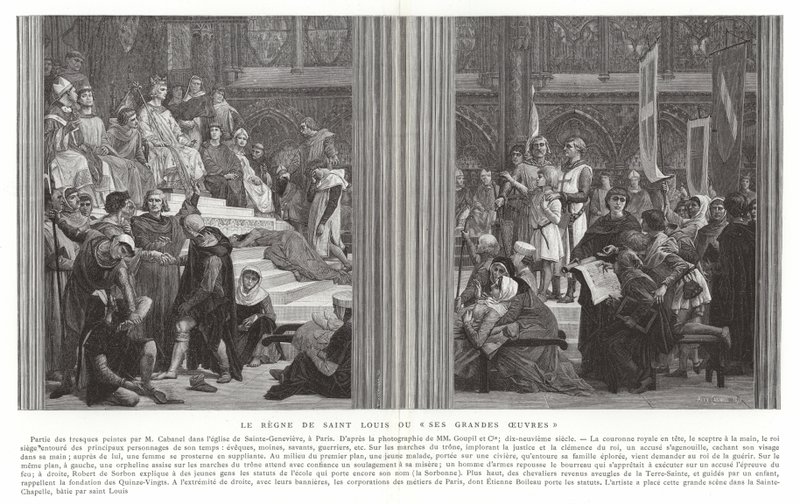 Szent Lajos uralkodása, avagy nagy művei alkotó: Alexandre Cabanel