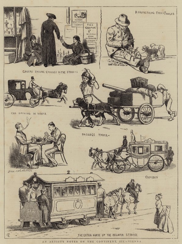 Egy művész feljegyzései a kontinensről, III, Bécs alkotó: Alfred Chantrey Corbould